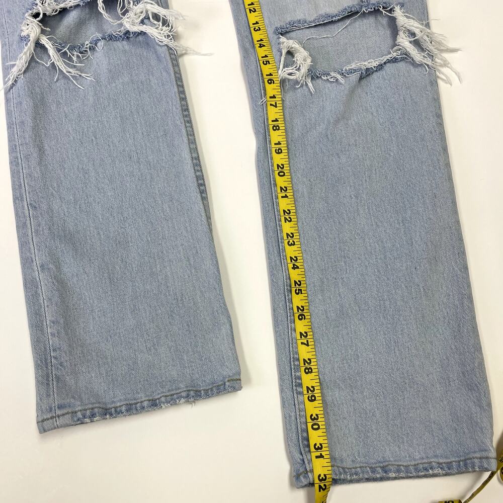 Abercrombie & Fitch 90s Straight Ultra High rise Jeans Size 28/6L - Picture 12 of 13